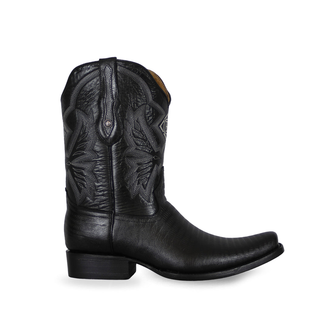 H3081 - Bota dubai casual clon lizard armadillo negro