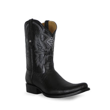 Load image into Gallery viewer, H3081 - Bota dubai casual clon lizard armadillo negro
